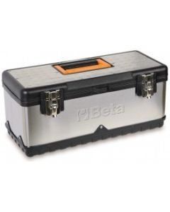 BOITE A OUTILS EN ACIER INOXYDABLE ET EN MATIERE PLASTIQUE 