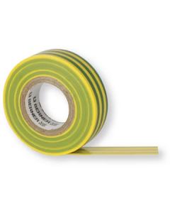 RUBAN D'ISOLATION ELECTRIQUE 505 VERT/JAUNE  0,15 MM X 15 MM X10M