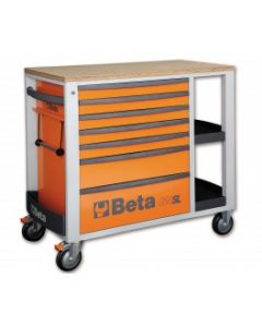 SERVANTE MOBILE A 7 TIROIRS,ET TABLETTES LATERALES