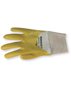 GANTS GROS TRAVAUX NITRILE JAUNE T9