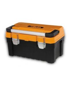 BOITE A OUTILS EN MATIERE PLASTIQUE AVEC PLATEAU AMOVIBLE VIDE