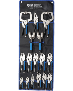 JEU DE  16 PINCES ETAUX CARROSSEIR