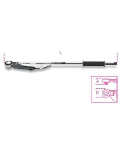 CLE DYNAMOMETRIQUE A CASSURE AVEC CLIQUET REVERSIBLE A GLISSIERE UTILISABLE POUR SERRAGE  DROIT OU GAUCHE ( PRECISION DE SERRAGE  : + 4 %)