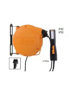 ENROULEUR AUTOMATIQUE  AVEC BALADEUSE A LEDs 100-240VAC