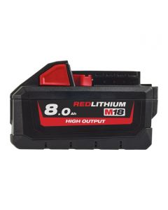 BATTERIE M18 HB8 18V 8,0AH HIGH-OUTPUT RED LITHIUM